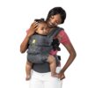 LÍLLÉbaby Complete Airflow Ergonomic 6-in-1 Baby Carrier Newborn to Toddler - with Lumbar Support - for Children 7-45 Pounds - 360 Degree Baby Wearing - Inward and Outward Facing - Charcoal All Charcoal 1 Count (Pack of 1) 41 81C36dC9D4L