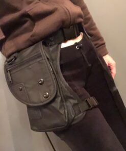 Hebetag Oxford Hiking Waist Pack Motorcycle Drop Leg Bag for Men Women Bike Riding Cycling Tactical Thigh Fanny Pouch Outdoor Travel Fishing Camping Casual Daypack Black #01Black 33 81C39U6WlpL