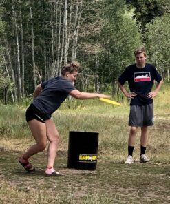 Kan Jam Disc Toss Game - American Made Outdoor Game for The Backyard, Beach, Park, Tailgates - Original, Illuminate, Pro, Travel Edition, and Carry Bag Only The OG 60 81C50etTsKL