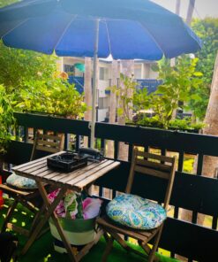 ONIVA - a Picnic Time Brand Outdoor Canopy Sunshade Beach Umbrella 5.5' - Small Patio Umbrella - Beach Chair Umbrella, (Navy Blue),822-00-138-000-0 Navy Blue 33 81C5G9hS2NL