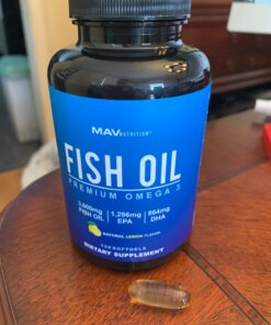 Triple Strength Omega 3 Fish Oil | 3600 mg EPA & DHA | Over 2,000mg of Omega-3 Fatty Acids | Over 1,200mg EPA + 800mg DHA | Best Essential Fatty Acids | Premium Burpless Softgel Supplements (120 Ct) Essential Fatty Acid Combinations 120 Count 29 81C5XAaCYKL 2