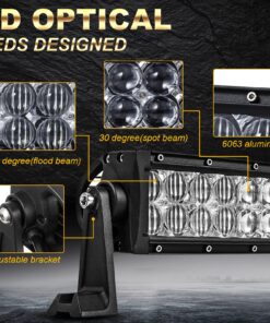 Auxbeam 22 Inch LED Light Bar Curved 120W LED Off Road Driving Lights Spot Flood Combo Fog Lamp 5D Lens with Wiring Harness for Pickup Car Trucks SUV ATV UTV Offroad Vehicle 22 Inch Curved Led Bar 46 81C6c4j98UL