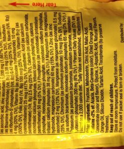 Emergen-C 1000mg Vitamin C Powder for Daily Immune Support Caffeine Free Vitamin C Supplements with Zinc and Manganese, B Vitamins and Electrolytes, Super Orange Flavor - 30 Count 30 Count (Pack of 1) 33 81C819pyyL