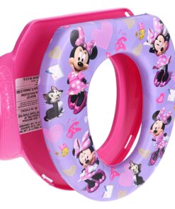Disney Minnie Mouse "Happy Helpers" Soft Potty Seat and Potty Training Seat - Soft Cushion, Baby Potty Training, Safe, Easy to Clean Happy Helpers 9 81C8VqSmlbL