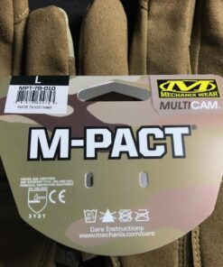 Mechanix Wear: M-Pact Tactical Gloves with Secure Fit, Touchscreen Capable Safety Gloves for Men, Work Gloves with Impact Protection and Vibration Absorption (Camouflage - MultiCam, Large) Camouflage - Multicam 43 81C8w0PYMEL