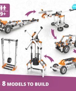 Engino- Stem Toys, Educational Toys for Kids 9+, Newton's Laws Inertia, Kinetic & Potential Energy, Construction Toys, Gift for Boys and Girls 12 81C9lzyTgWL 4