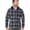 WOLVERINE Men's Bucksaw Shirt Jacket Large Cobalt Plaid 12 81C9mkgaz6L