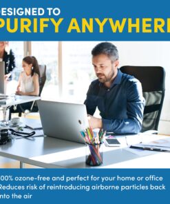 Veva HEPA Filter B Replacement, Compatible with Germ Guardian FLT4825 HEPA, AC4900CA, AC4825, AC4850PT, AC4820, Pack of 2 HEPA Filter / 8 Carbon Pre-Filters for GermGuardian Filter B 30 81CATYDfWyL