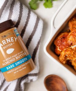 Barney Butter Almond Butter, Bare Smooth, 16 Ounce Jar, No Added Sugar or Salt, Skin-Free Almonds, No Stir, Non-GMO, Gluten Free, Keto, Paleo, Vegan 16 Ounce (Pack of 1) 20 81CAfh03G6L