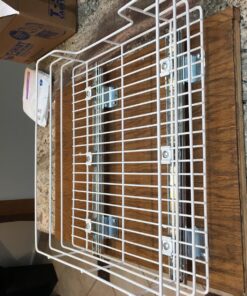 Household Essentials Glidez Powder-Coated Steel Pull-Out/Slide-Out Storage Organizer with Plastic Liner for Under Cabinet or Wire Shelf Use - 1-Tier Design - Fits Standard Size Cabinet or Shelf, White 15" 51 81CB9M8CA1L