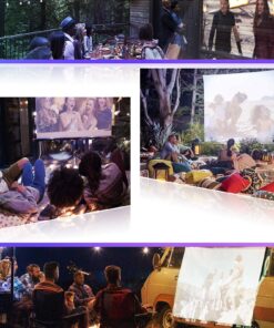 8500Lumens Portable Projector for Home Theater Entertainment, Full HD 1080P Supported Mini Projector HDMI AV USB TV Stick Supported 24 81CEr5mYzxL