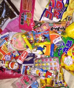 Assorted Japanese Junk Food Snack "Dagashi" Economical 34 Packs of 27 Types Assorted 34 Piece Set 56 81CErSmZA1L