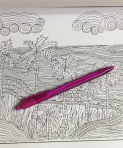 Adult Coloring Book: Island Dreams: Vacation, Summer and Beach: Dream and Relax with Gorgeous Illustrations Paperback, Large Print 24 81CF2umWq2L