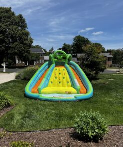 Little Tikes Rocky Mountain River Race Inflatable Slide Bouncer Multicolor, 161.00''L x 169.00''W x 103.00''H --- Weight: 50.00lbs. Little Tikes Bouncer 23 81CGP8y983L