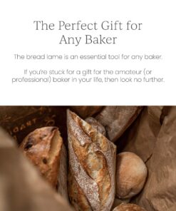 Breadtopia Bread Lame with 5 Blades & Storage Box | Premium Lame Bread Tool | Bread Lame Dough Scoring Tool | Perfect as a Sourdough Scoring Blade | Ideal Gifts for Bakers | 26 81CGngESRgL