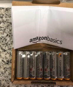 Amazon Basics 8-Pack AAA Alkaline High-Performance Batteries, 1.5 Volt, 10-Year Shelf Life 8 Count (Pack of 1) 38 81CH6V4P4pL
