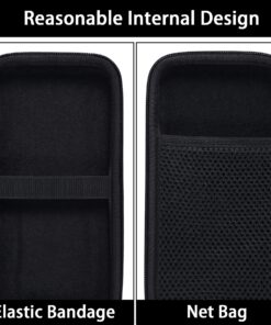 co2CREA Hard Case Compatible with Texas Instruments TI-84 Plus CE/TI-84 Plus/TI-Nspire CX II CAS/TI-Nspire CX II/TI-83 Plus/TI-89 Titanium/TI-85 / TI-86 Color Graphing Calculator, Black All Black Case 13 81CKA18EyL