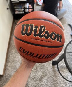 WILSON Evolution Game Basketball Game Ball Size 7 - 29.5" 52 81CKVYdwmL