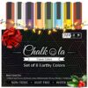 Fine Tip Chalkboard Chalk Markers (8 Pack 3mm) Classic Earth Color Ink - Erasable Dry Erase Marker Pens for Blackboards, Bistro, Window | 3mm Reversible Bullet & Chisel Point 3mm Fine Tip - Earth / Classic 42 81CKXNsSw L