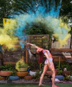 Chameleon Colors Color Powder 70 Gram Individual Packets, 10 Pack Plus Bonus White, Perfect for 3-5 People, Red, Yellow, Blue, Orange, Purple, Pink, Navy, Magenta, Aquamarine, and Green Powder 2.46 Ounce (Pack of 10) 50 81CL5JBLIsL