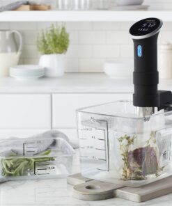 Rubbermaid Commercial Products Plastic Space Saving Square Food Storage Container For Kitchen/Sous Vide/Food Prep, 18 Quart, Clear (FG631800CLR) 18 Qt. 23 81CMw1K7RXL 2