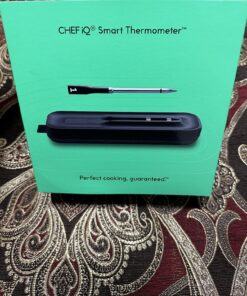 Chef iQ Smart Thermometer Add-on Probe No. 2, Bluetooth/WiFi Enabled, Allows Monitoring of Two Foods at Once, for Grill, Oven, Smoker, Air Fryer, Stove, Must Be Used with Smart Hub (Sold Separately) Add-on Probe # 2 20 81CMw62KTPL