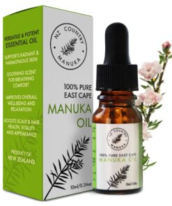NZ Country Manuka Oil | 100% Pure Organic Essential Oil | Natural and Effective Skin Care | Plant Therapy Essential Oils for Body, Nails, Hair, Skin & Lips | 35x Stronger Than Organic Tea Tree Oil 24 81CN40 hzaL
