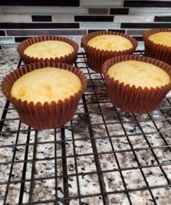 Brown Paper Cupcake Liners - MADE IN USA- Fluted Cupcake Holder Cups for Baking Muffins, Food-Grade, Odorless, Non-Stick, Fits Standard Pans, 2 x 1 1/4-500 pc. standard - 500 pc. 26 81CPNfEheuL