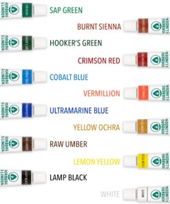 Norberg & Linden Acrylic Paint Set - Canvas and Acrylic Paint Sets for Adults, Teens, Kids - Includes 12 Vivid Colors, 3 Painting Canvas Panels & 6 Assorted Brushes MD 18 81CPYheR9WL