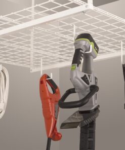 HyLoft 00212 Add-On Storage Hook Accessory for HyLoft Model-540 Ceiling Rack, 4 Count , White 28 81CPmCSQ7IL