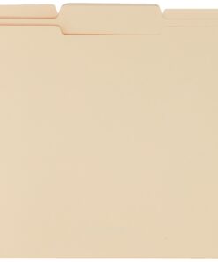 Amazon Basics Manila File Folders with Fasteners, Letter Size, 100-Pack, Light Brown 11 81CQ4qRJowL