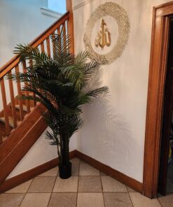 Nearly Natural 5390 Areca Palm UV Resistant Tree, 6.5-Feet, Green,85" x 9" x 9" 85" x 9" x 9" 22 81CSgupLwVL