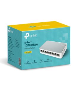 TP-Link 8 Port 10/100Mbps Fast Ethernet Switch , Desktop Ethernet Splitter , Ethernet Hub , Plug and Play , Fanless Quiet , Desktop Design , Green Technology , Unmanaged (TL-SF1008D), White 15 81CSpWQIBBL