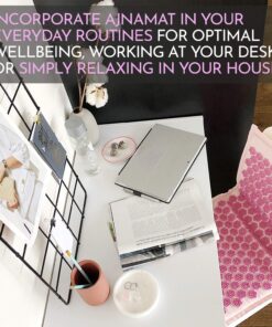 Ajna Acupressure Mat for Massage - Natural Organic Linen Cotton Acupuncture Mat and Bag - Back Pain Relief, Neck Pain Relief, Stress Reliever, Reflexology, Sciatica, Trigger Point Therapy (Lotus Lily) 10 81CTcgbrVCL