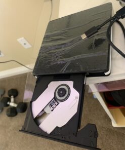 External DVD Drive, Amicool USB 3.0 Type-C CD DVD +/-RW Optical Drive USB C Burner Slim CD/DVD ROM Rewriter Writer Reader Portable for PC Laptop Desktop MacBook Mac Windows 7/8.1/10 Linux OS Apple 42 81CW2K6dvkL