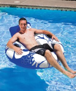Poolmaster Day Dreamer Swimming Pool Inner Tube Lounge, Blue 7 81CWgWNm73L