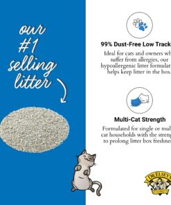 Dr. Elsey’s Premium Clumping Cat Litter - Ultra - 99.9% Dust-Free, Low Tracking, Hard Clumping, Superior Odor Control, Unscented & Natural Ingredients 23 81CXKhePqwL