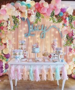 4Pcs 6.6Ft/Piece Artificial Flowers Silk Wisteria Garland-Dearhouse Artificial Wisteria Vine Rattan Silk Hanging Flower for Home Garden Outdoor Ceremony Wedding Arch Floral Decor (White) White 26 81CXbuSmTQL