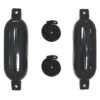 Extreme Max 3006.7204 BoatTector Inflatable Fender Value 2-Pack - 6.5" x 22", Black 6.5" x 22" 27 81CXelIm3LL