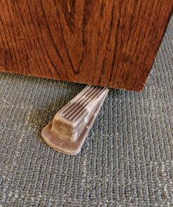 Shepherd Hardware 9133 Door Stop, 1-Pack, Brown 1 Count (Pack of 1) 41 81CYuL2sJL