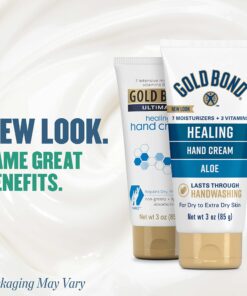 Alternative view of Gold Bond Healing Hand Cream, 3 oz., With Aloe, Moisture That Lasts Through Handwashing
