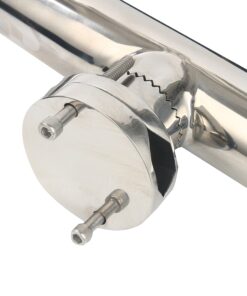 Amarine Made (2x) Stainless Tournament Style Clamp on Fishing Rod Holder for Rails 1-1/4" to 2" 32 81CaFCrFx9L