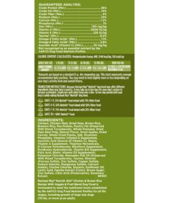 Rachael Ray Nutrish Dish Premium Natural Dry Dog Food, Chicken & Brown Rice Recipe with Veggies & Fruit, 3.75 Pounds 3.75 Pound (Pack of 1) 27 81CaYaMNVIL