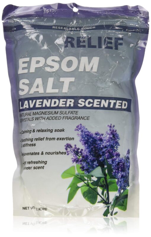 Relief Epsom Salt Lavender - Calming & Relaxing Soak, 16 oz,(Blue Cross Laboratories)