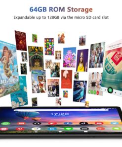 Tablet 10.1 inch Android 12 Tablet 2023 Latest Update Octa-Core Processor with 64GB Storage, Dual 13MP+5MP Camera, WiFi, Bluetooth, GPS, 512GB Expand Support, IPS Full HD Display (Black) Black 25 81CcSaLnWTL