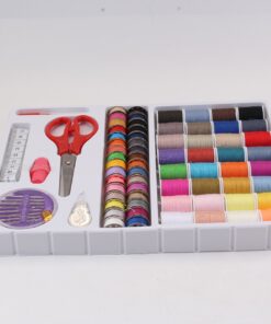 Michley Sewing Kits with100 Pieces, 32 Bobbins in, 1.0-inches by 8.0-inches by 9.8-inches, Multi-Color 1.00 x 8.00 x 9.80 inches 18 81CddfvPsL
