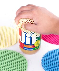 Alternative view of Super Z Outlet 12 Pack Multi-Purpose Manual Jar Gripper Pad Rounds, Bottle Openers, Blue/Green/Red/Yellow