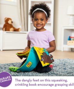 Alternative view of Melissa & Doug Soft Activity Baby Book - Whose Feet?, 2000+ toys - 1 EA, Multi color