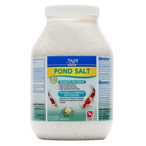 API pond SALT Pond Water Salt 9.6-Pound Container, FISHAQUARI 1