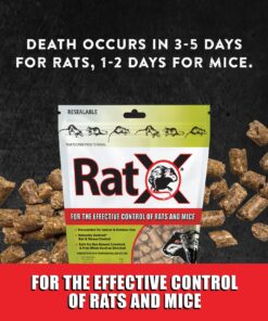EcoClear Products 620101, RatX All-Natural Humane Rat and Mouse Rodenticide Pellets, 1 lb. Bag 17 81CfL2bpNSL